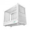 Počítačová skriňa DeepCool CH160 PLUS WH Small Form Factor biela, microATX, tvrdené sklo, USB-C