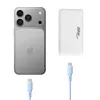 Akyga AK-CH-31 plochá GaN USB nabíjačka 65 W, USB-C PD + USB-A, biela