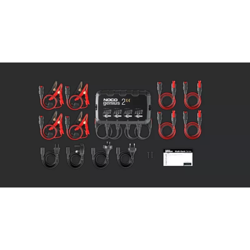 GENIUS2X4 8A 4-bank nabíjačka
