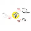 ROLINE - USB kábel - 24-pin USB-C (M) na 24-pin USB-C (M) - USB 2.0 - 1,85 m - USB napájanie (100 W) - čierny (11.02.8308)
