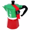 Bialetti Moka Express Italia 6TZ (300 ml) červeno-zelená