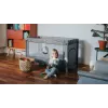 Lionelo Stefi Concrete Multicolor - cestovná postieľka 2 v 1