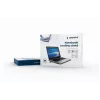 Stojan na notebook Gembird NBS-1F15-04 pre notebooky do 15 inch, čierny, ABS, 330×250×25 mm
