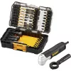 DeWalt FlexTorq DT70782-QZ sada bitov, 33 ks, dizajn McLaren, s uhlovým nadstavcom