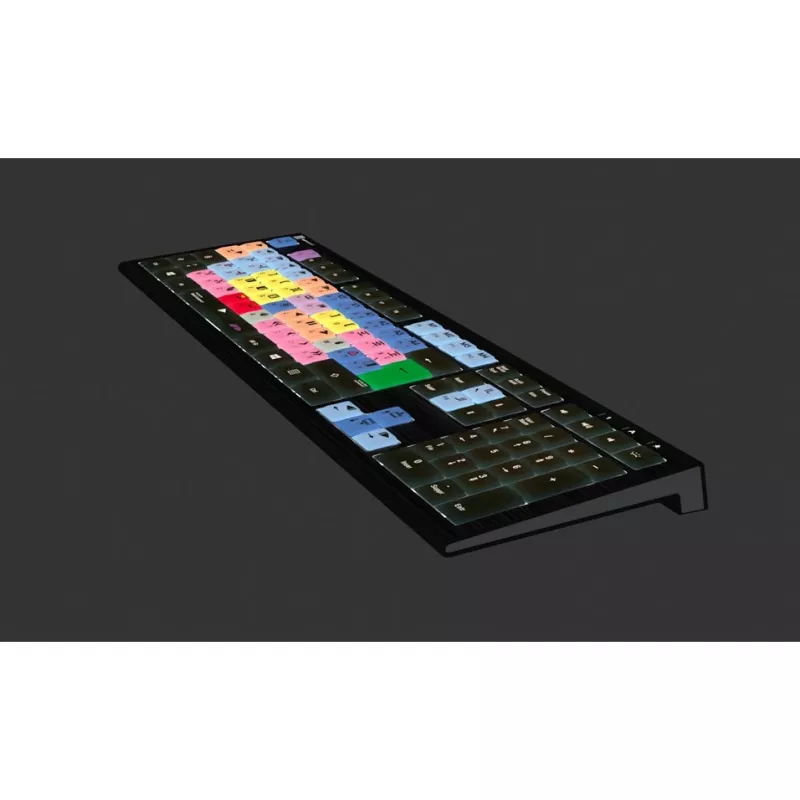 Logickeyboard LKB-MCOM4-A2PC-FR klávesnica USB AZERTY francúzska čierna (LKB-MCOM4-A2PC-FR)