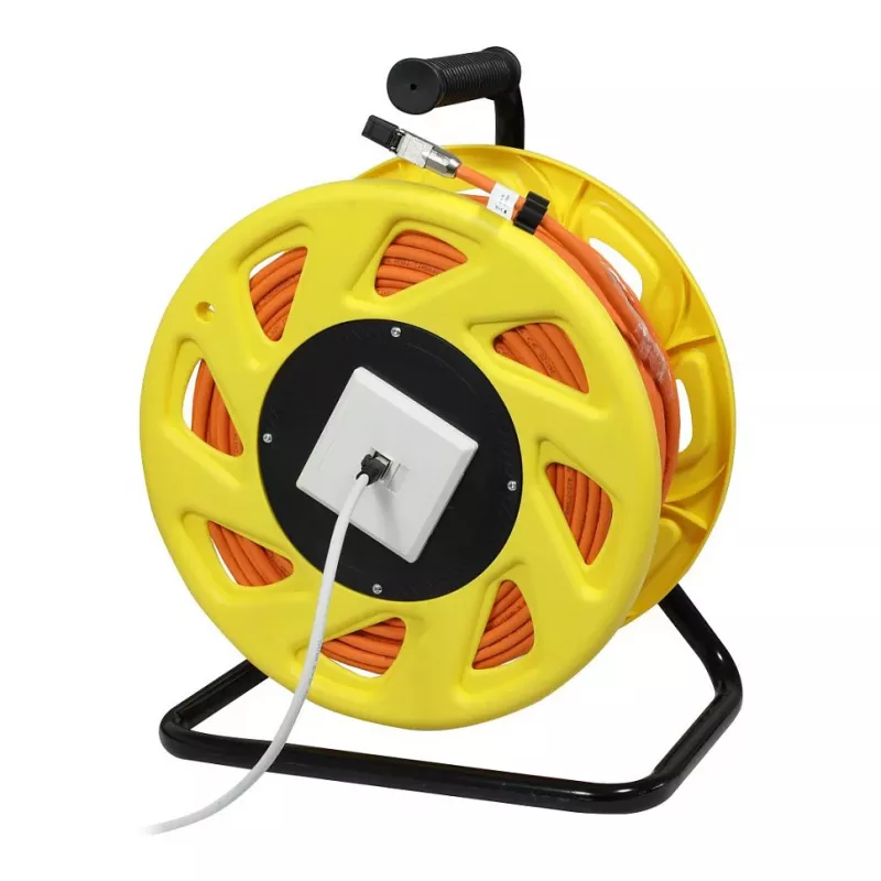 Synergy 21 S216822V2 Kábel na bubne, surový kábel Cat.6A/Cat.7a S-STP (S/FTP), 90 m, 1x zásuvka/zástrčka RJ45