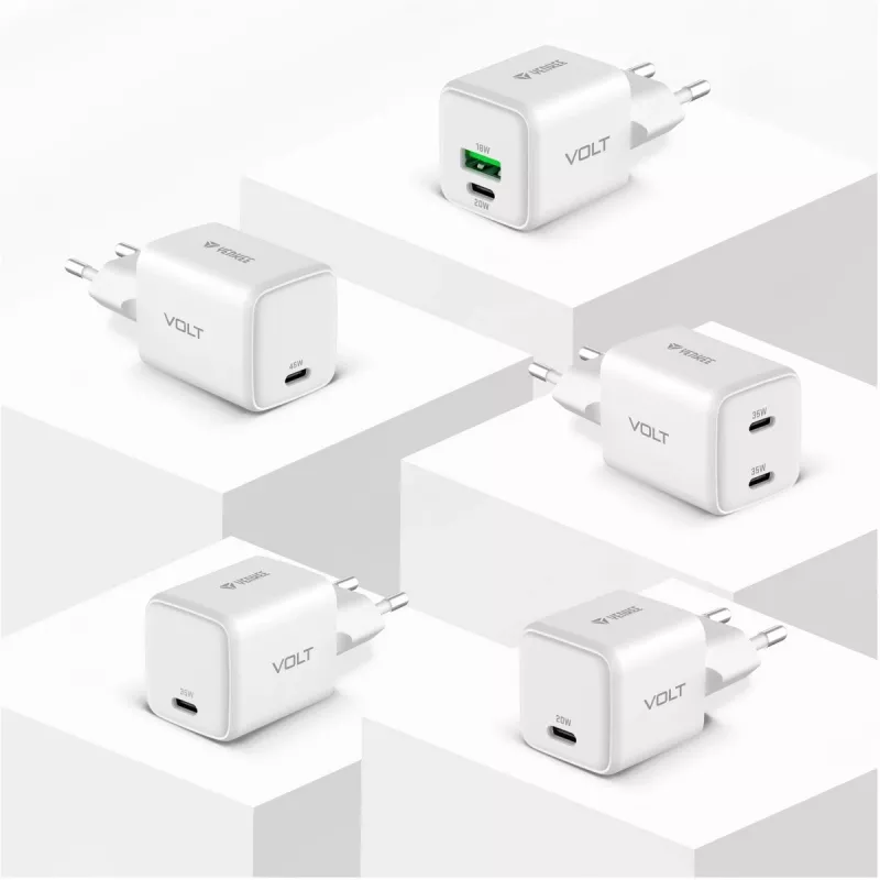 USB-C nabíjačka YENKEE G45 VOLT 45W Power Delivery 3.0, 3A výstup
