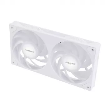 Ventilátor Akasa VEGAS A24 12 cm biely guľôčkové ložisko