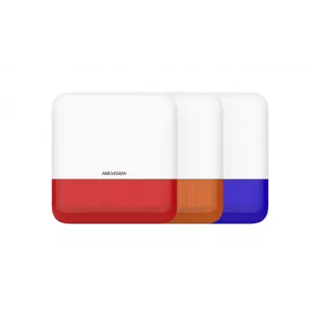 Bezdrôtová vonkajšia siréna Hikvision DS-PS1-E-WE/modrá