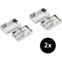 Sieťový predlžovací kábel ShiverPeaks 75001-SET2 Cat. 6 balenie 2 ks — sada Ethernet káblov, výkon Cat6