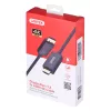UNITEK KÁBEL DisplayPort 1.2, HDMI, 4K@60 Hz, 1,8 m, V1608A