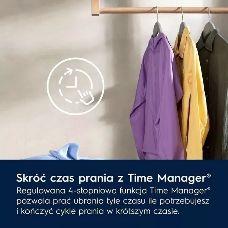 Voľne stojaca práčka Electrolux EW6F2484P, 8 kg, 1400 ot/min, energetická trieda A, 53 l bubon