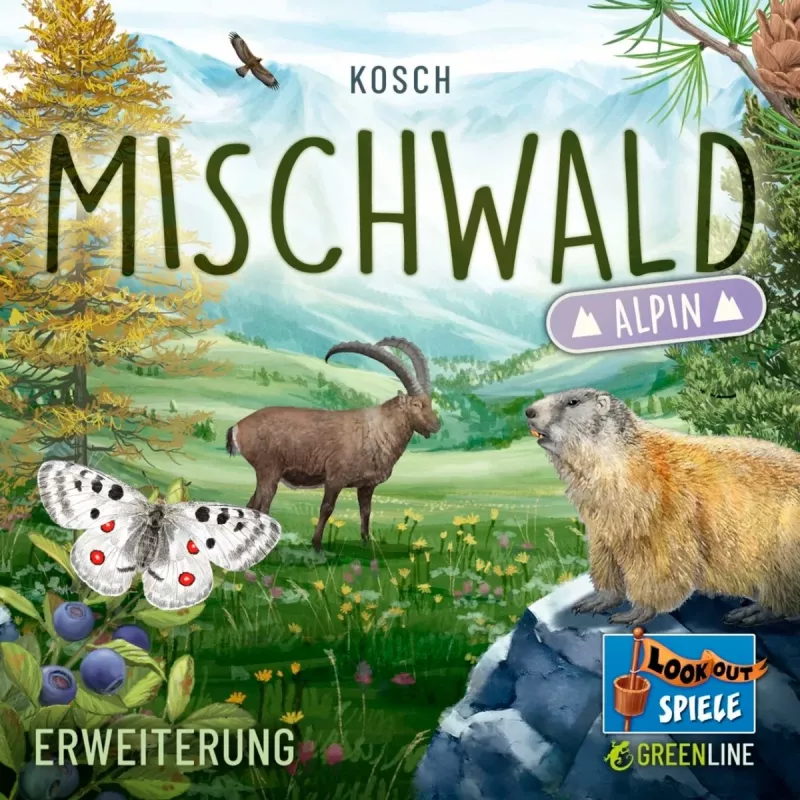 Mischwald - Alpin, rozšírenie kartovej hry
