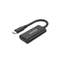 UNITEK V1421A USB grafický adaptér čierny