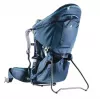 Detský nosič batoh Deuter Kid Comfort Pro, modrý, polyamid, max. 22 kg, slnečná clona, bočné vrecko