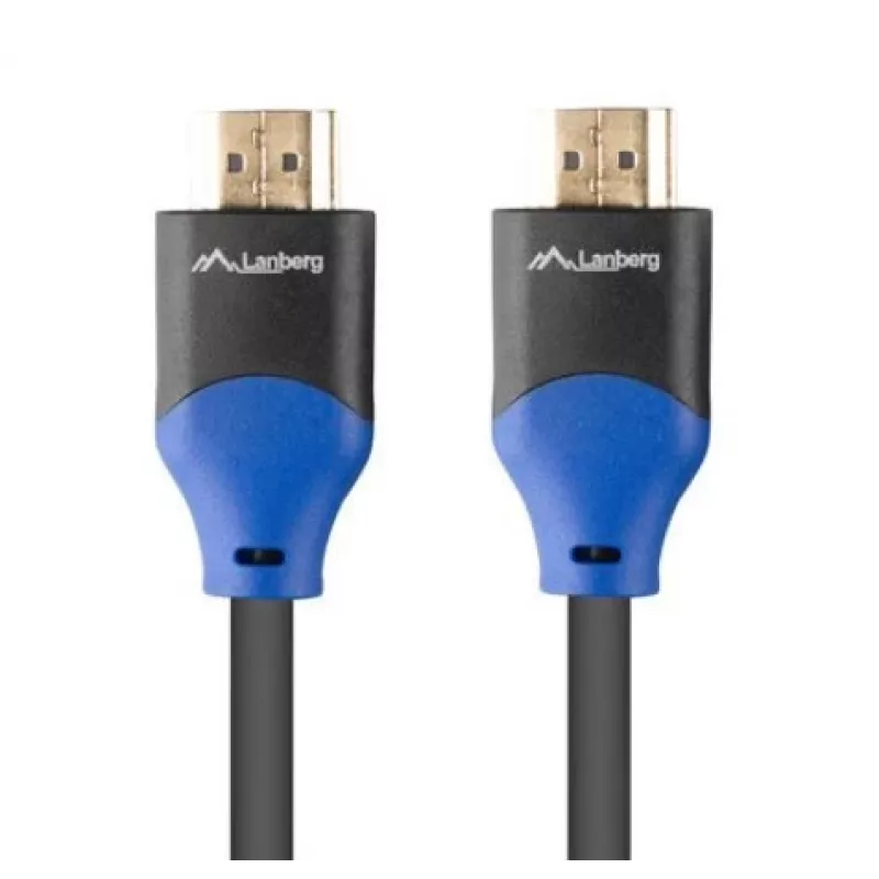 HDMI kábel Lanberg CA-HDMI-15CU-0030-BK 3m HDMI typ A konektor samec 18 Gbit/s