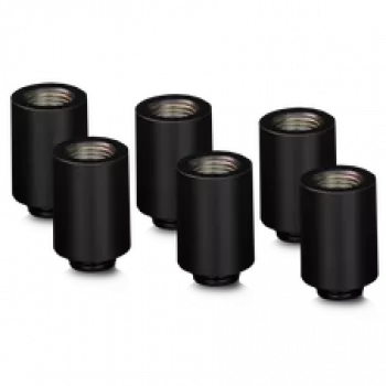 Thermal Grizzly DeltaMate Extender MF28 – konektor vodného chladenia, čierny, 6 ks (TG-DM-FIT-6008)