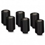 Thermal Grizzly DeltaMate Extender MF28 – konektor vodného chladenia, čierny, 6 ks (TG-DM-FIT-6008)