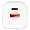 ALLNET napájací zdroj PSU-GaNPD-USB-1A1C-33W — 33W USB-C PD a USB-A QC nabíjačka, EU konektor