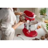 KitchenAid 5KSM60SPXEER kuchynský robot 375 W sivá, červená, nerezová oceľ