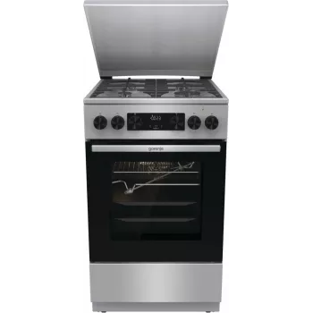 Gorenje GKS5C71XF voľne stojaci sporák s rúrou strieborný