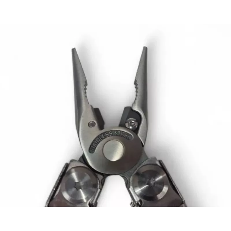 Multitool AZYMUT Giewon FS Fire Starter multitool s 19 nástrojmi, kresadlo, píšťalka, puzdro na opasok (H2038A)