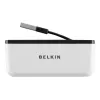 Belkin USB 2.0 4-portový cestovný hub, strieborný, F4U021bt