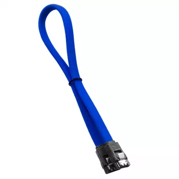 CableMod ModMesh - SATA kábel - Serial ATA 150/300/600 - SATA (W) na SATA (W) - 60 cm - modrá (CM-CAB-SATA-N60KB-R)