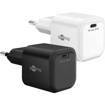 Goobay USB-C™ PD GaN rýchla nabíjačka Nano (20 W) biela (76691)