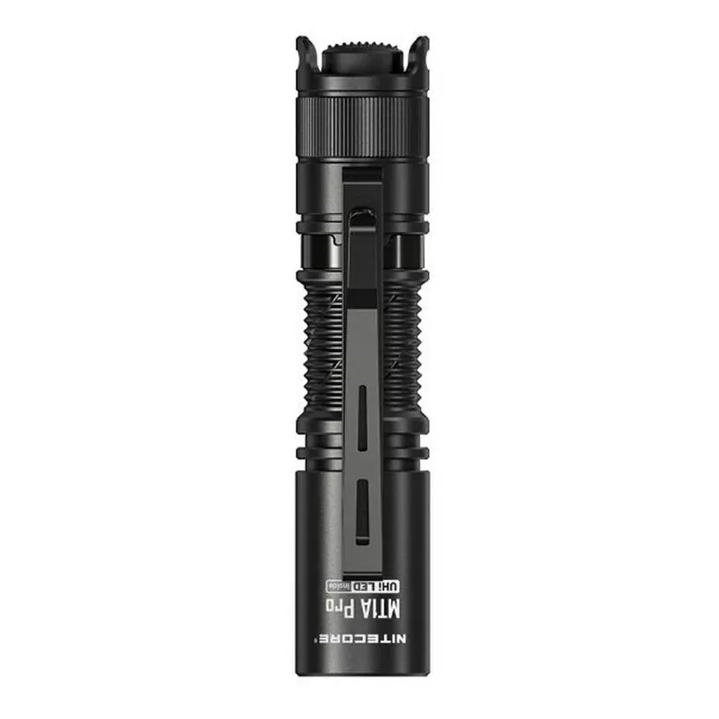 Ručná baterka Nitecore MT1A Pro — LED 50 lm, USB nabíjateľná, 1100 mAh, hliník, vodotesná, nárazuvzdorná, čierna