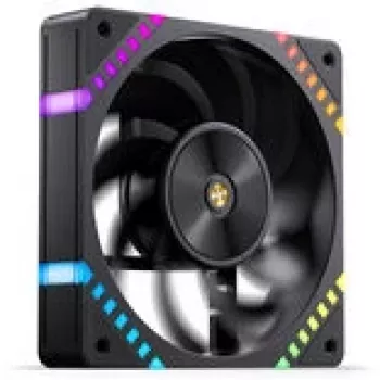 Ventilátor skrine Jonsbo HF2-120 Reverse Blade PWM ARGB 120mm čierny, PWM ovládanie, ARGB osvetlenie
