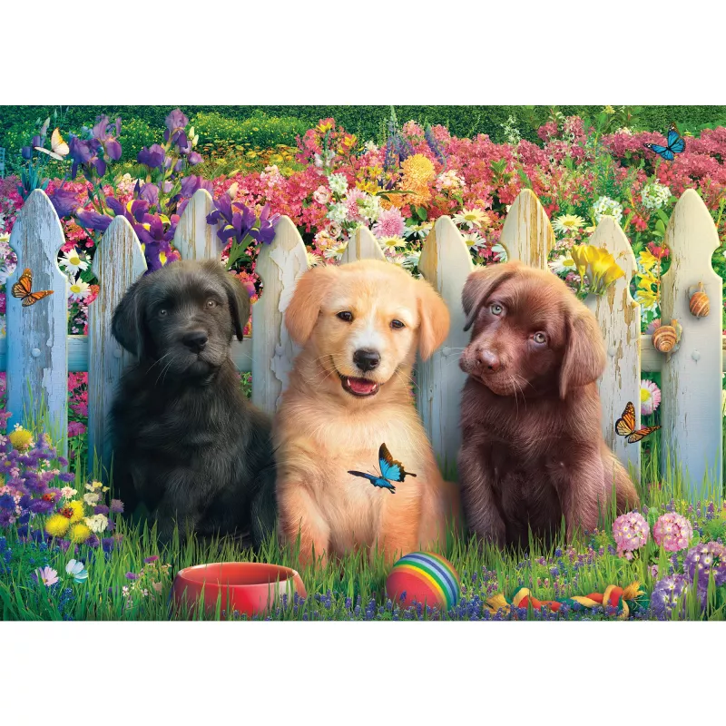sweet puppy scene, puzzle 1000 dielikov