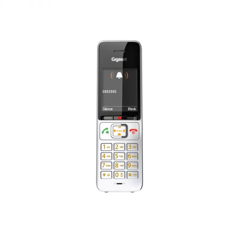 Gigaset COMFORT 500HX duo analógový/DECT telefón identifikácia volajúceho čierny, strieborný