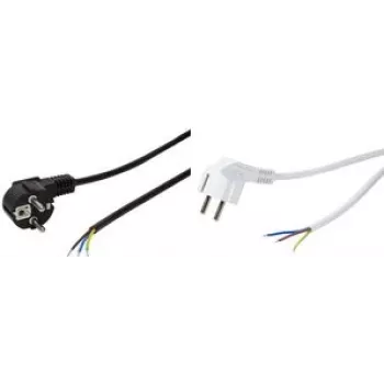 LogiLink - sieťový kábel - CEE 7/7 (M) na bez konektora - AC 250 V - 1,5 m - čierny