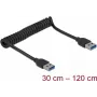 USB kábel DeLOCK 85348 USB 3.2 Gen 1 1,2 m USB A čierny