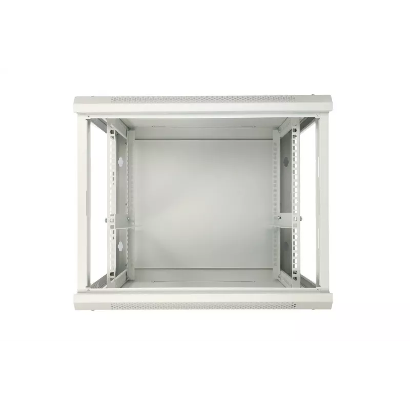 Extralink Rackmount skriňa 12U 600x450 ASP sivá nástenná, kovové dvere