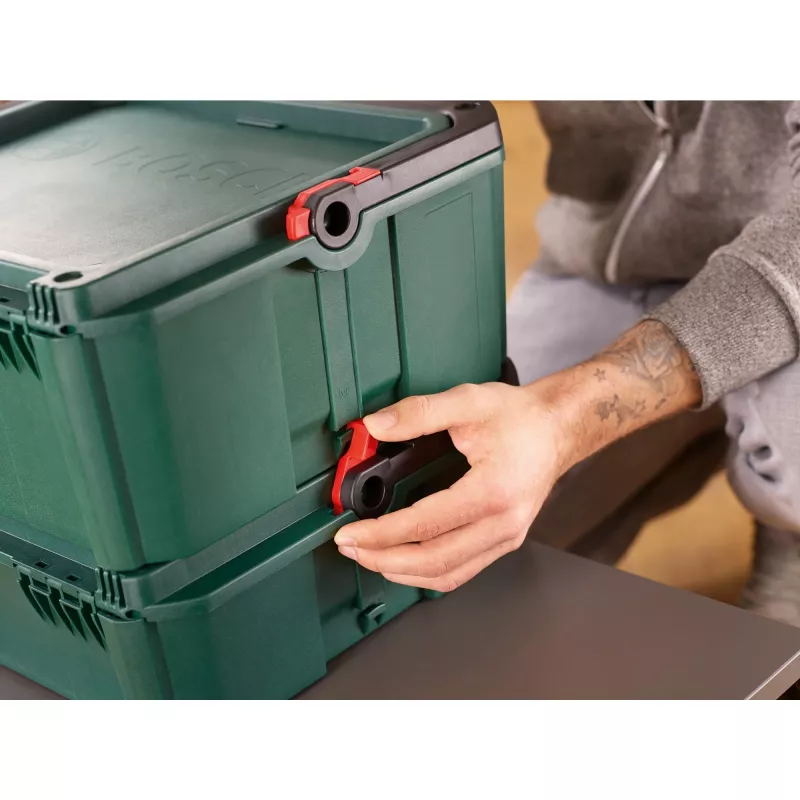 Úložný box Bosch SystemBox 1600A01SR4 obdĺžnikový zelený 343 x 391 x 171 mm