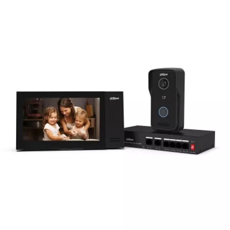 Dahua VTO2111D-P-S3 IP vstupná stanica pre vilu, 2 MP, PoE, IP65, čierna
