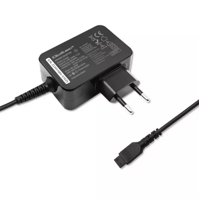 Qoltec 51025 napájací zdroj/napäťový menič interiérový čierny