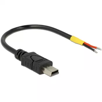 USB kábel DeLOCK 85251 Mini-USB B 0,1 m čierny