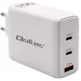 Nabíjačka QOLTEC 100W GaN USB-C Dual PD 5–20V 1,5–5A, 2×USB-C