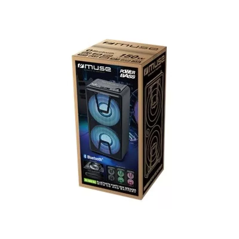 Muse | reproduktor Party Box | M-1820 DJ | 150 W | Bluetooth | čierny | bezdrôtové pripojenie