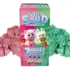 Sada Fluffy Sand 2x70g ružová/zelená TUBAN