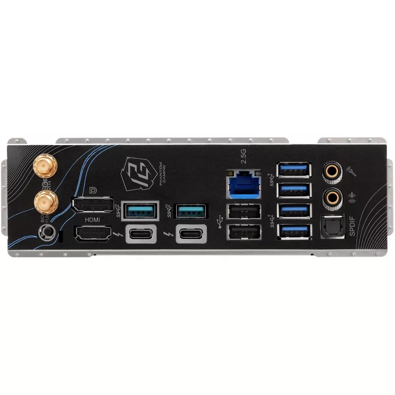 ASRock Phantom Gaming Z890M Riptide WiFi základná doska, Intel Z890, LGA1851, micro ATX, DDR5, do 256 GB, Wi-Fi 6E, Bluetooth, 5GbE LAN, USB4