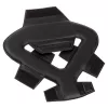 Penová podložka na hlavový most Oculus Quest protektora od vr cover (čierna)