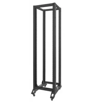 Lanberg OR01-6842-B 19-palcový otvorený rack, 42U, 600x800 mm, čierny
