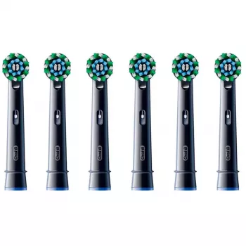 Oral-B Pro CrossAction CleanMaximizer náhradné hlavice, čierne, 6 kusov