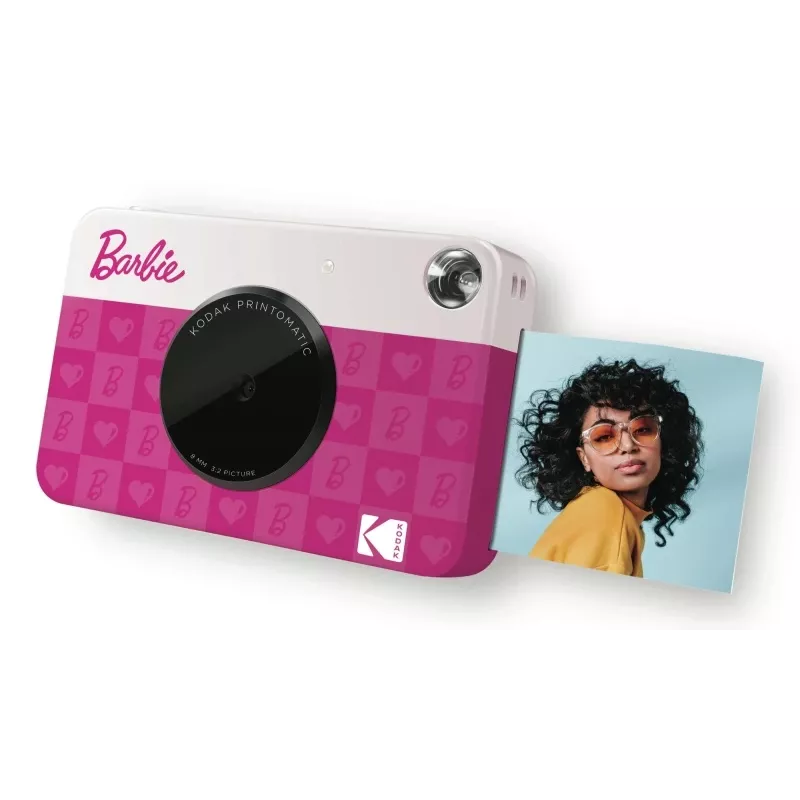 Kodak x Barbie Printomatic Instantný fotoaparát, ružový, okamžitá tlač ZINK Zero-Ink (RODOMATICB10)