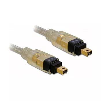 FireWire A/A kábel DeLOCK 1,0 m sivý