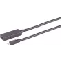 USB kábel S/CONN 13-49045 USB 3.2 Gen 2 3 m USB-C čierny